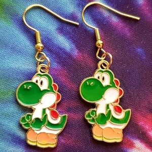 Handmade Yoshi Earrings